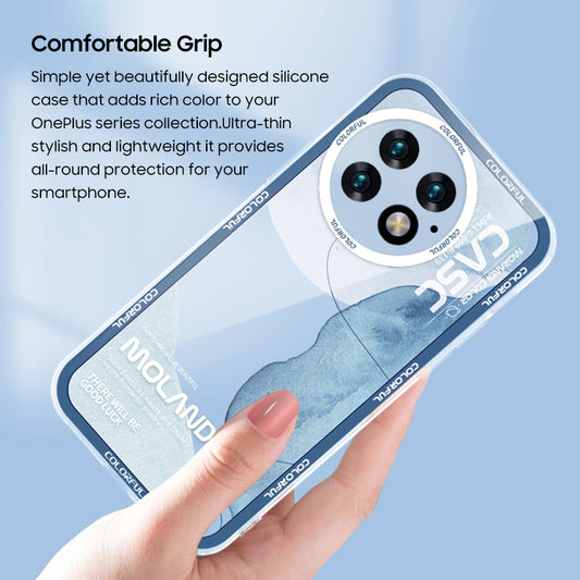 OnePlus Series | Morandi Transparent Silicone Mobile Phone Case