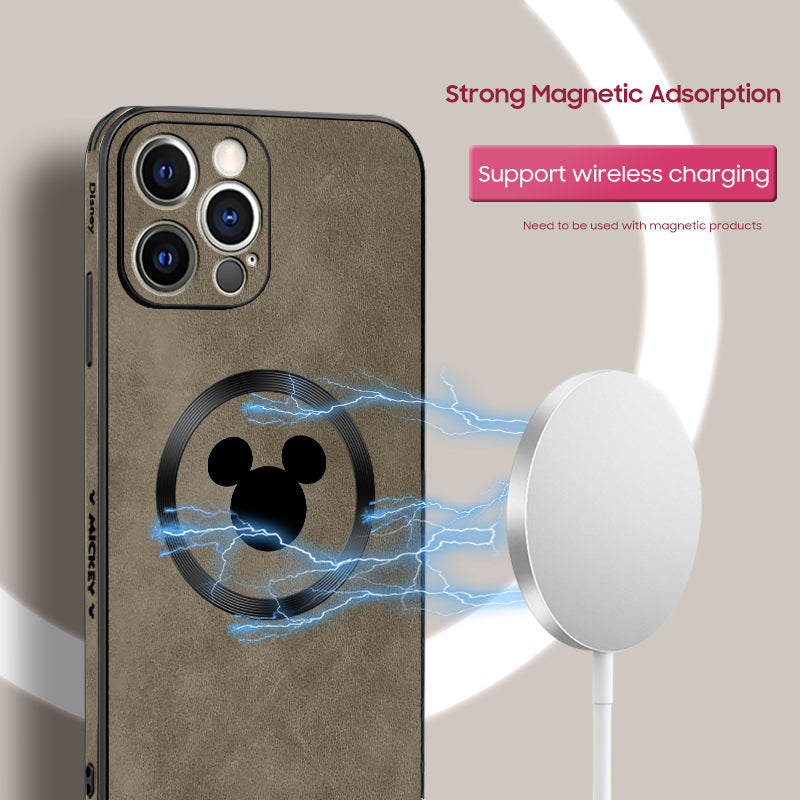 Original Disney Cartoon Leather Case with MagSafe