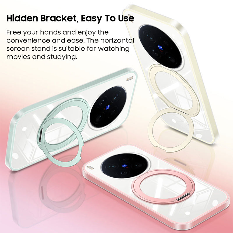 360° Rotating Kickstand Clear Case with MagSafe