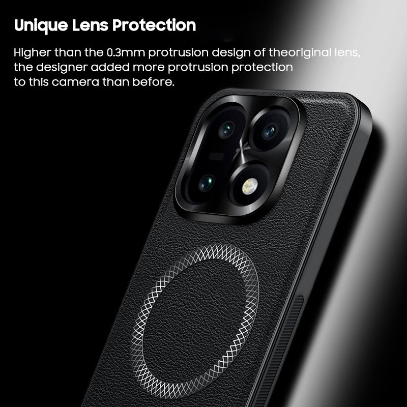 High-Quality Business Leather Case with MagSafe