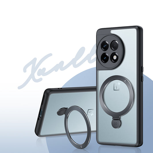 OnePlus Series | Transparent Magnetic Ring Phone Case