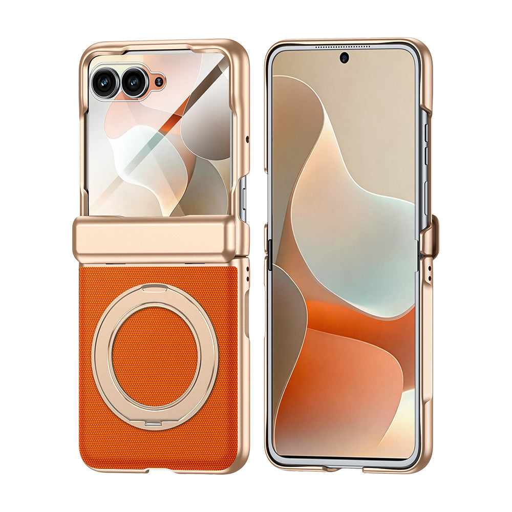 360° Rotating kickstand Leather Case with MagSafe
