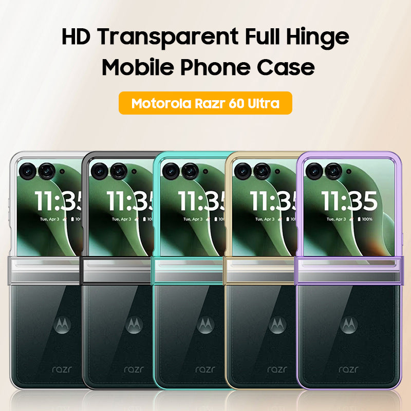 HD Transparent Full Hinge Case
