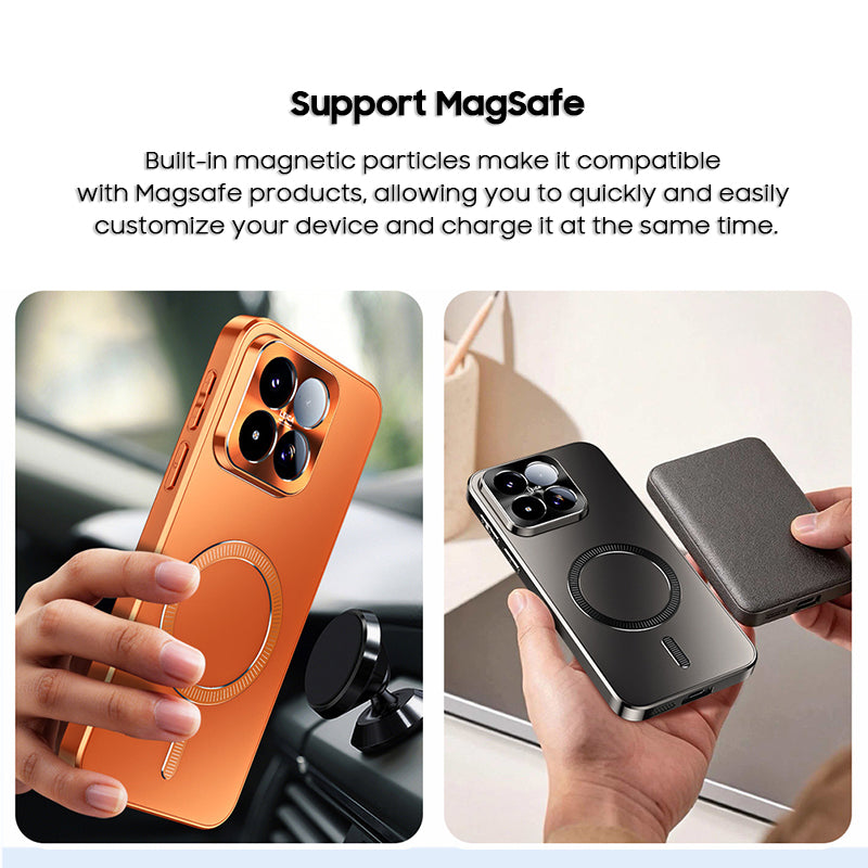Alloy Metal Frosted Case with MagSafe