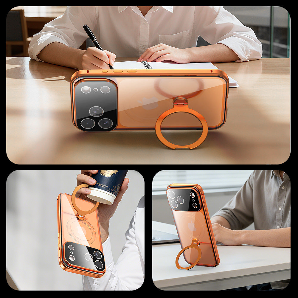 Double-Sided Protective Magsafe Case with Kickstand