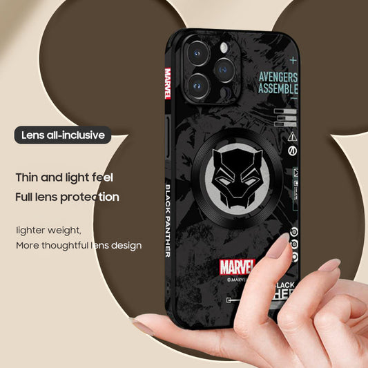 iPhone MagSafe Series | Marvel Cartoon Leather Phone Case