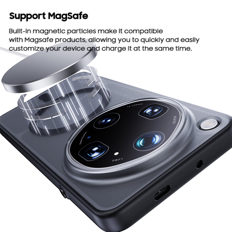 Translucent Frosted Swivel Stand Case