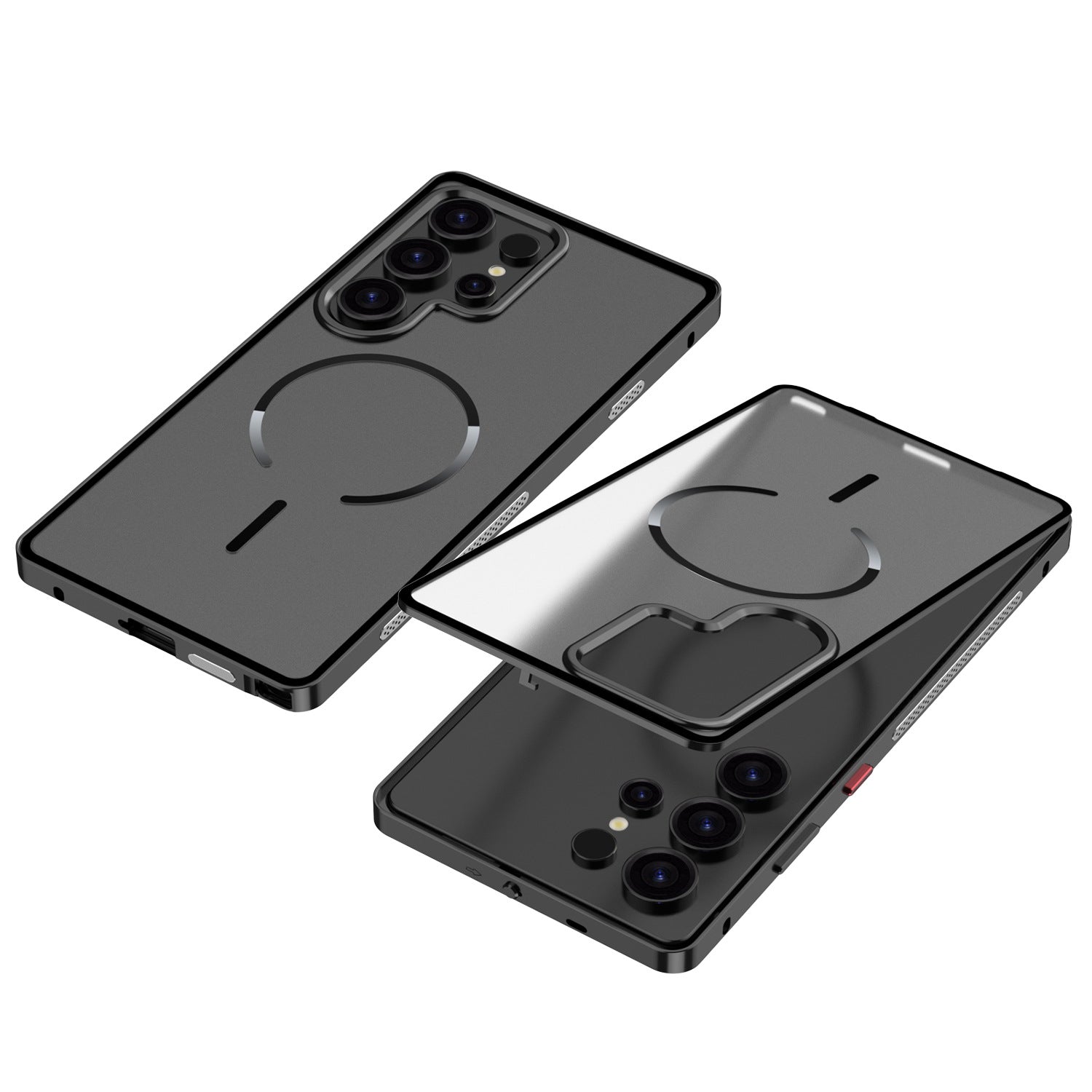 Single-Sided Buckle Metal Frame Case with MagSafe