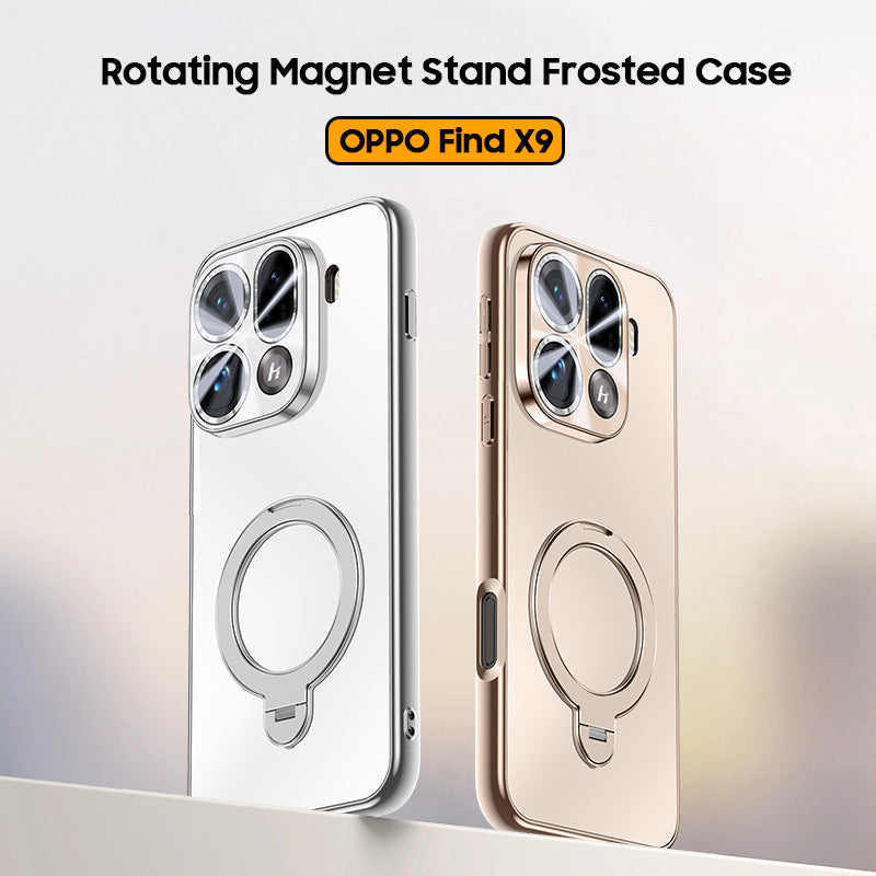 Rotating Magnet Stand Frosted Case with MagSafe