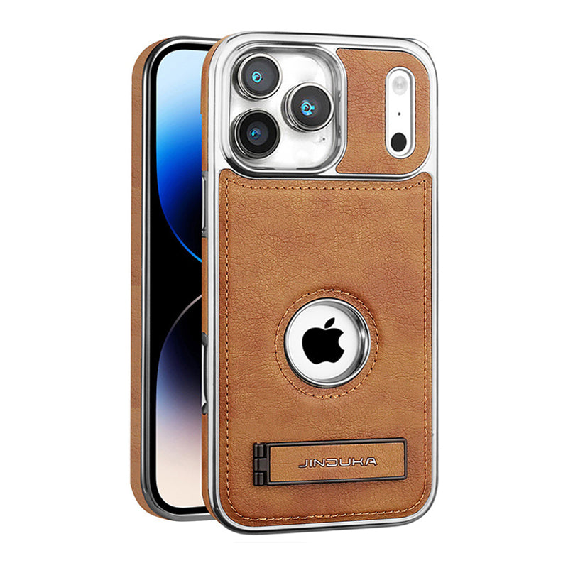 Invisible Bracket Leather Case