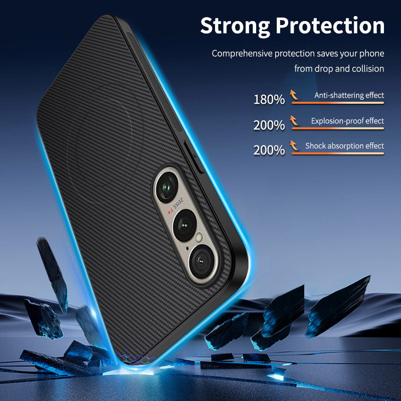 Carbon Fiber Pattern Case with MagSafe