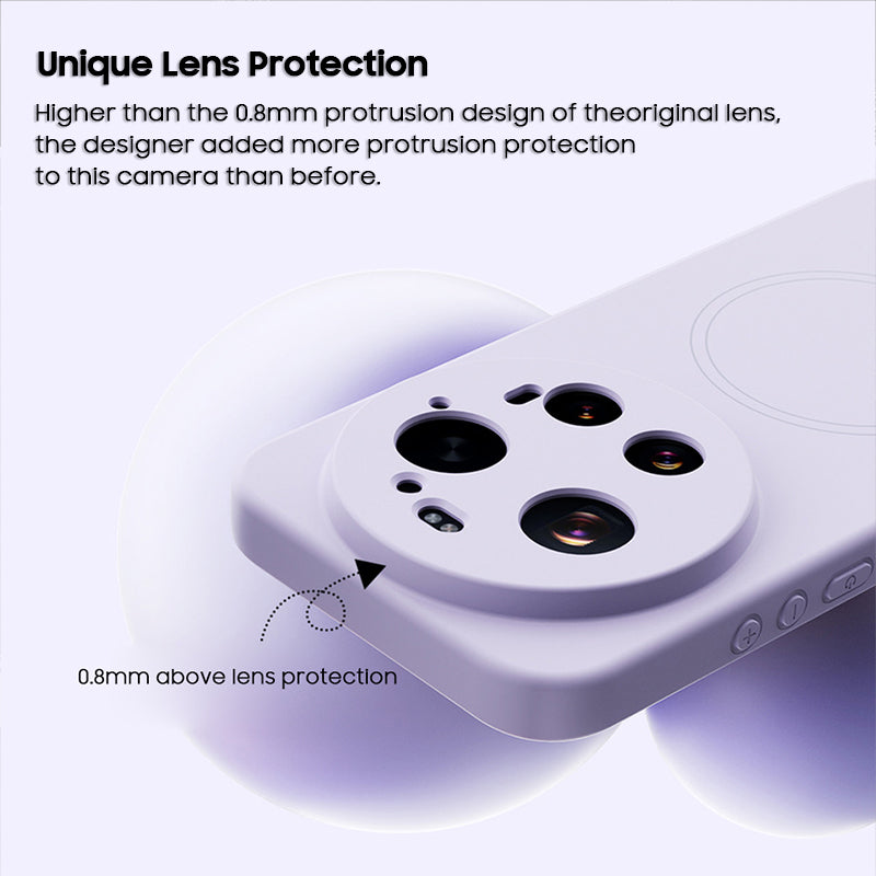 Solid Color Liquid Silicone Case with MagSafe