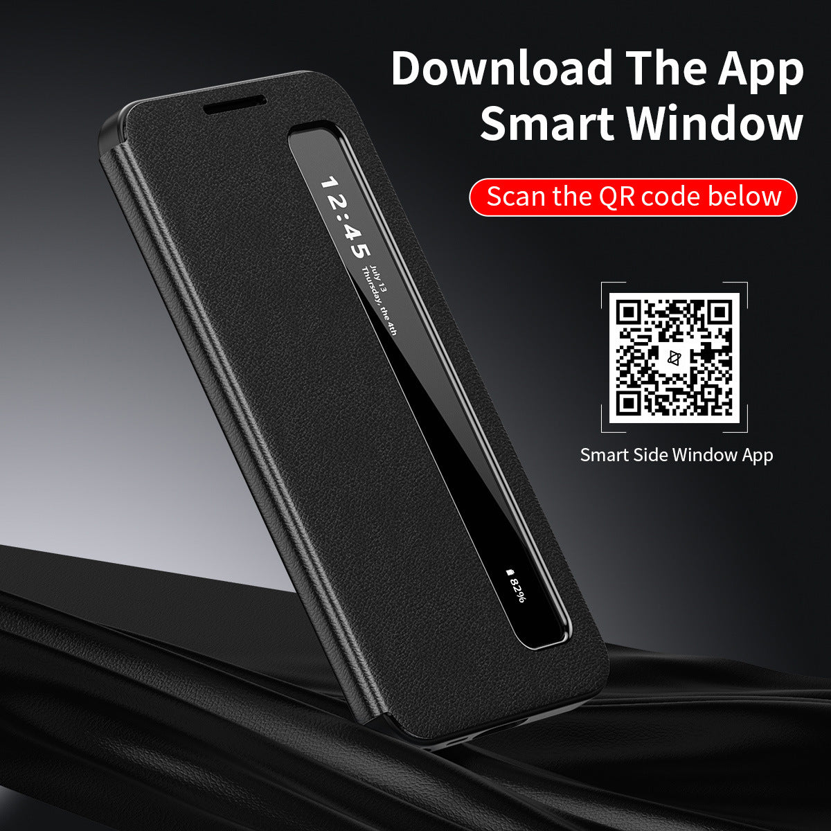 Folding Flip Leather Case