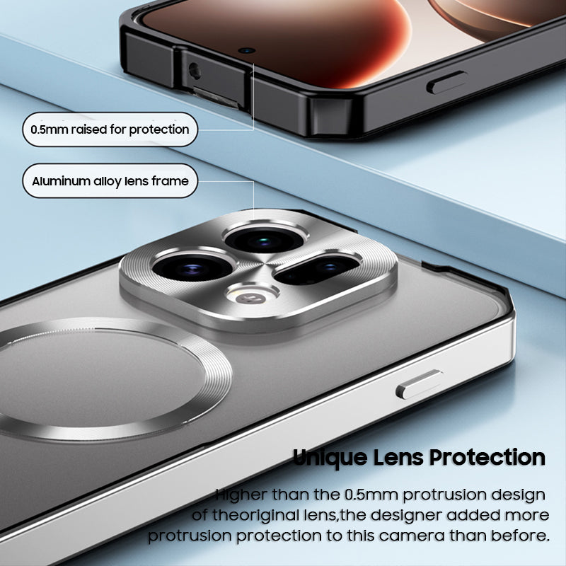 Single-Sided Buckle Metal Frame Case with MagSafe