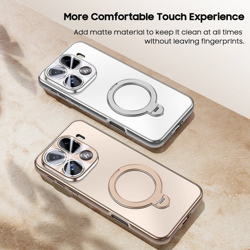 Rotating Magnet Stand Frosted Case with MagSafe