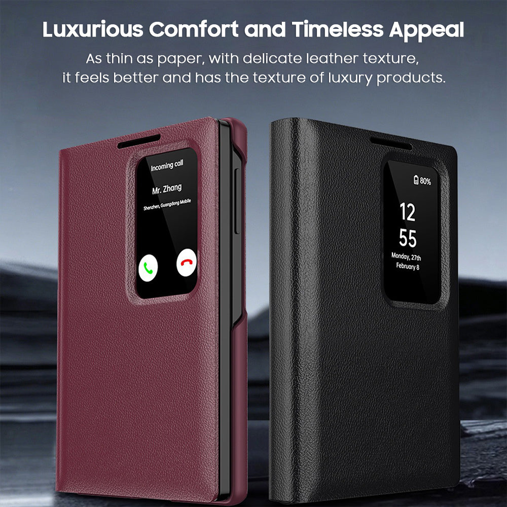 Folding Flip Leather Case
