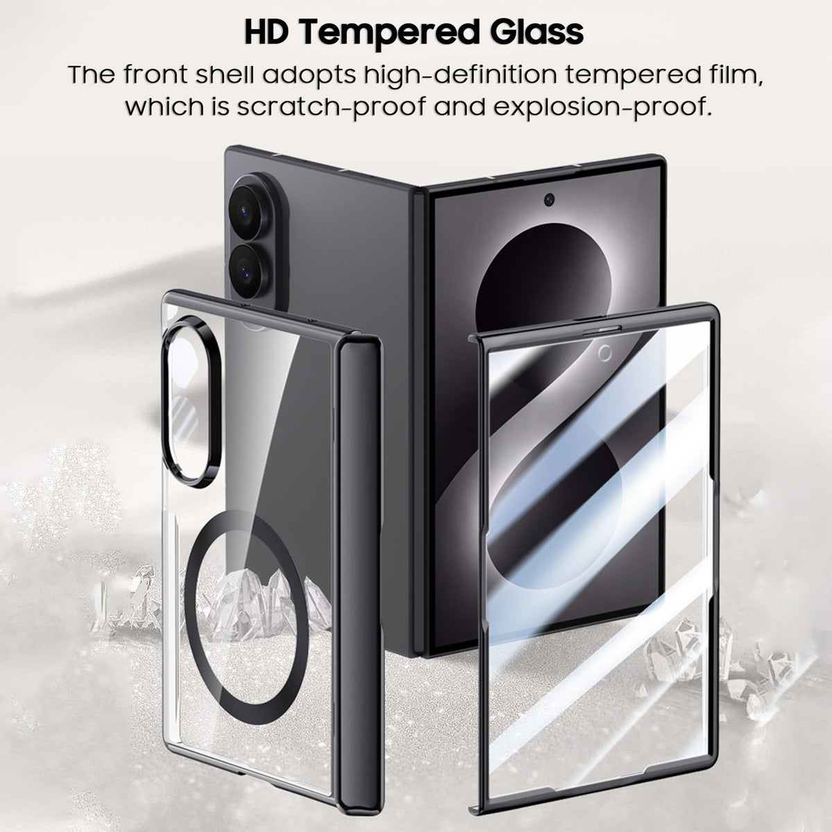 Electroplated Clear Case with MagSafe