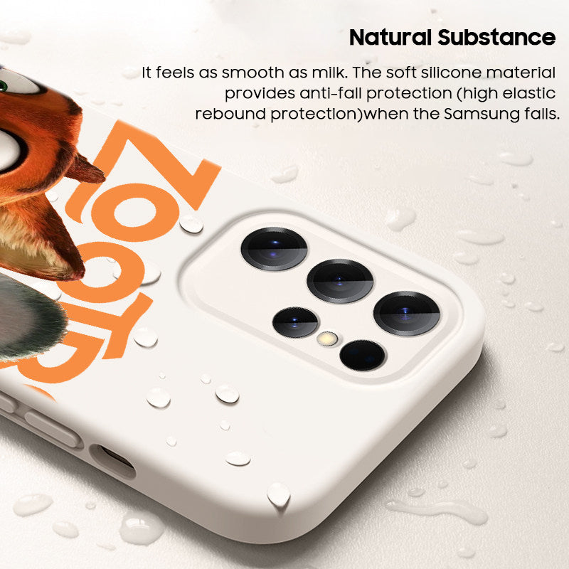 Zootopia Liquid Silicone Lanyard Case