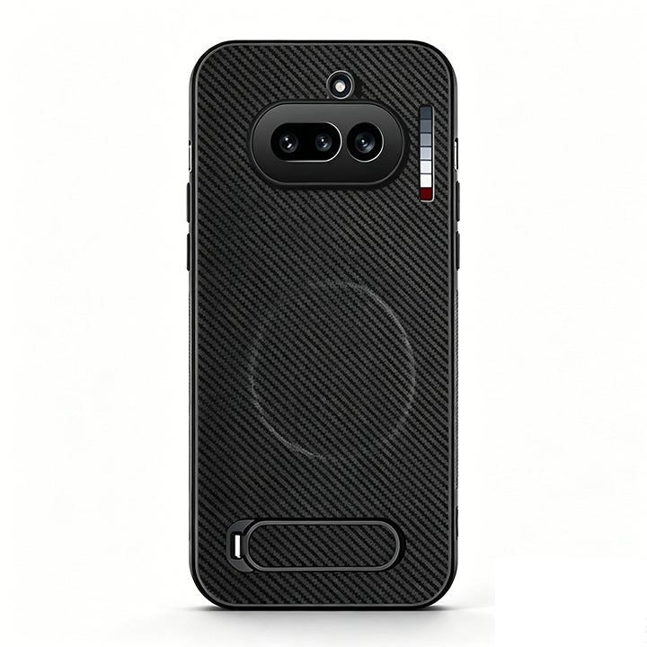Invisible Bracket Carbon Fiber Pattern Case