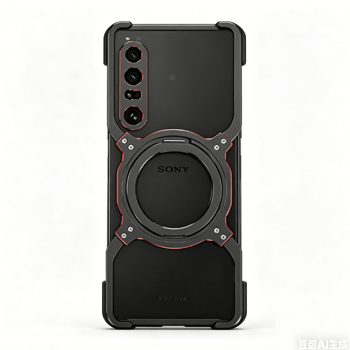 Metal Frame Anti-Fall Magnetic Holder Case