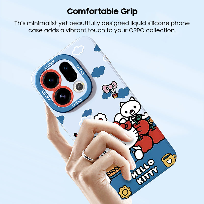 Hello Kitty Liquid Silicone Lanyard Case