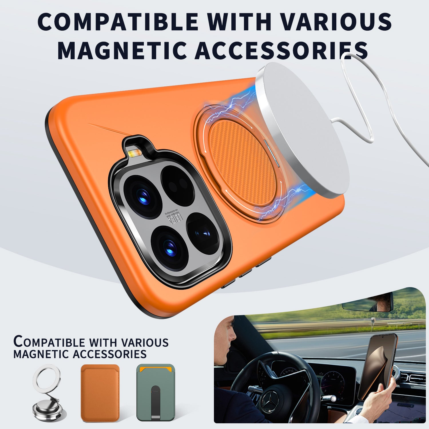 Ring Kickstand Frosted Case with MagSafe