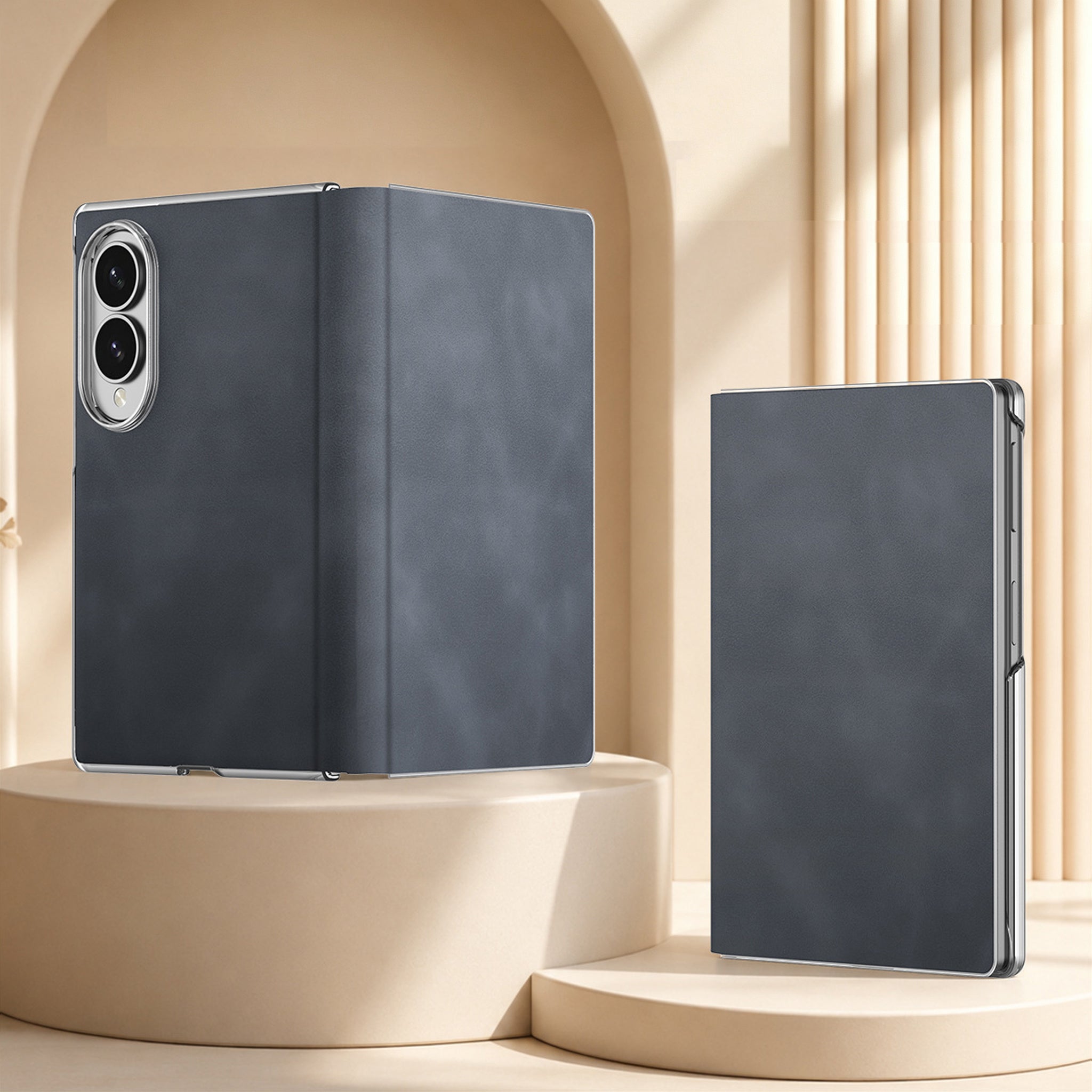 Retro Flip Leather Case with Kickstand
