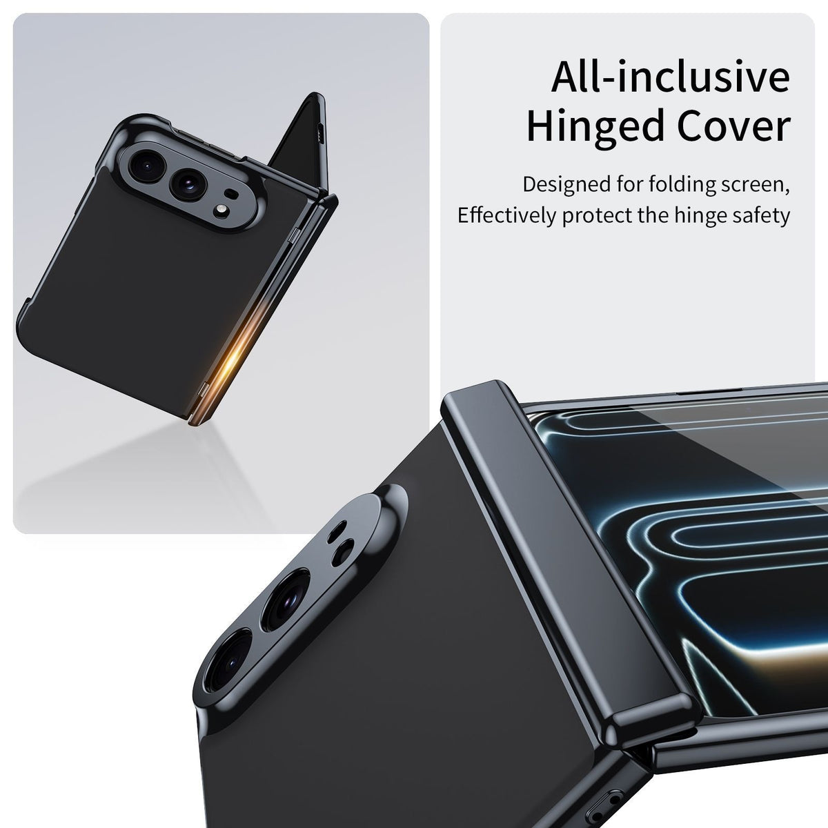 Electroplated-Edge Leather Case