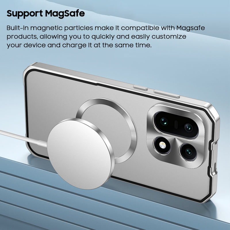 Single-Sided Buckle Metal Frame Case with MagSafe