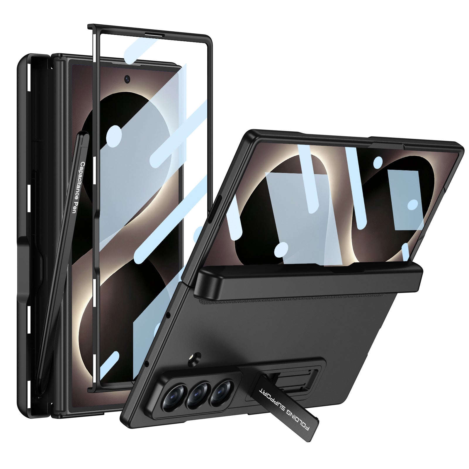 Magnetic Hinge Pen Box Protective Case