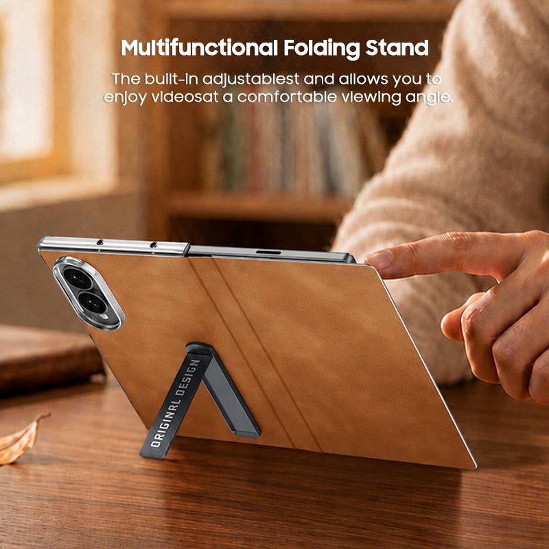 Retro Flip Leather Case with Kickstand
