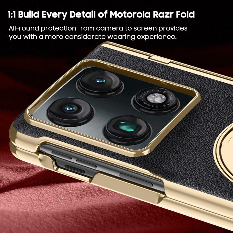 360° Rotating kickstand Leather Case with MagSafe