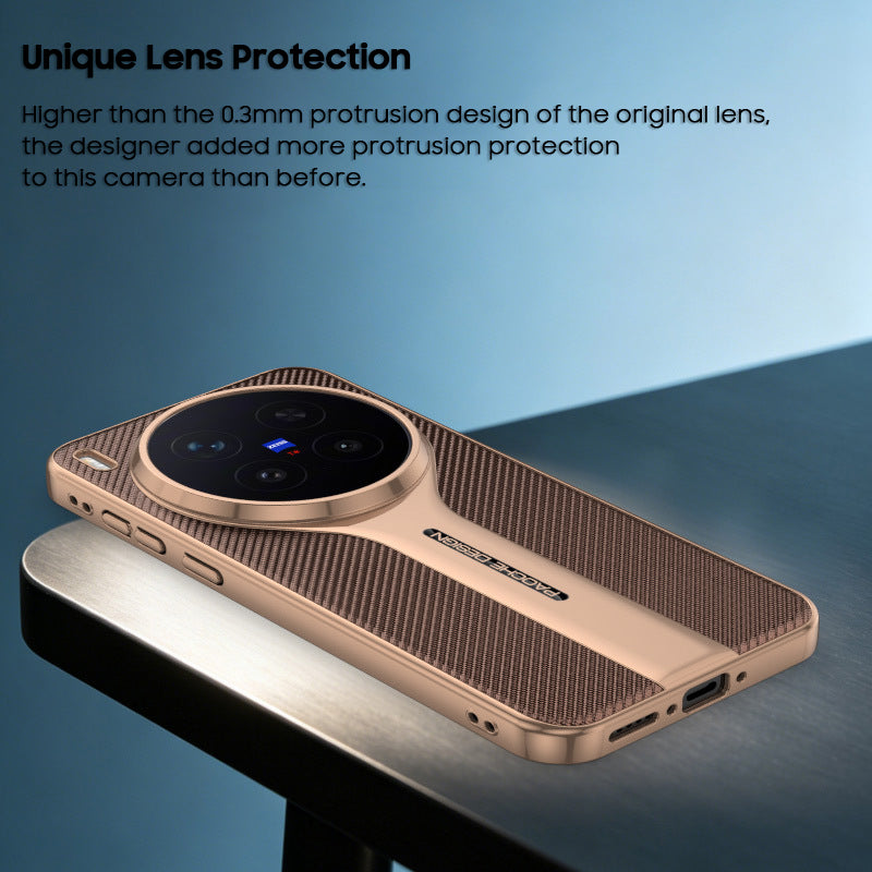 Carbon Fiber Textured Frosted Case