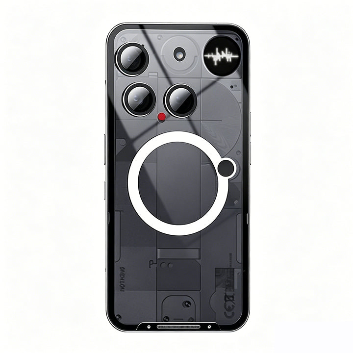 Ultra-thin Metal Glass Case with MagSafe