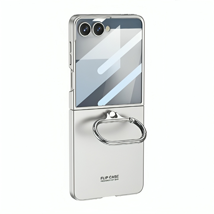 Oval Finger Ring Buckle Stand Frosted Case