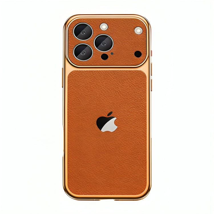 Electroplated Genuine Leather Pebbled Case