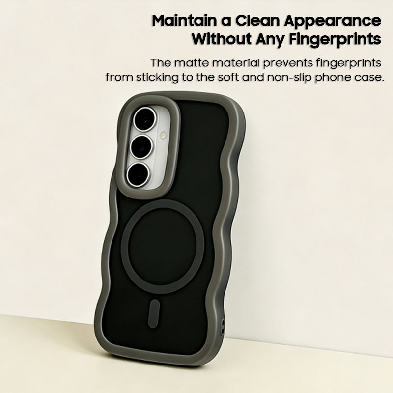 Wave Pattern Translucent Frosted Case