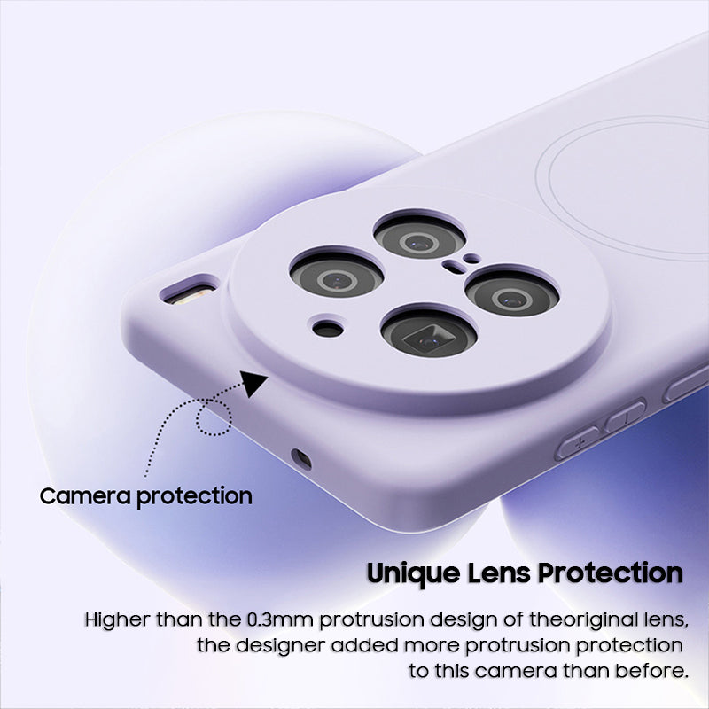 Solid Color Liquid Silicone Case with MagSafe