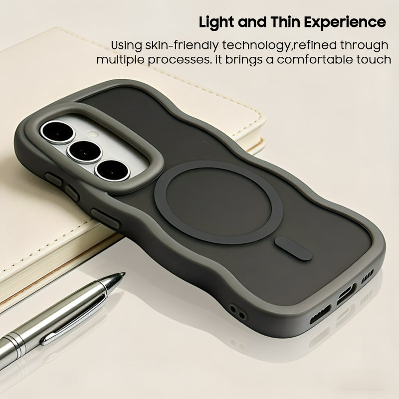 Wave Pattern Translucent Frosted Case