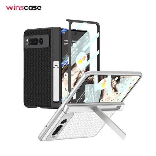 Google series | Pixel Fold Woven Texture Stand Phone Case