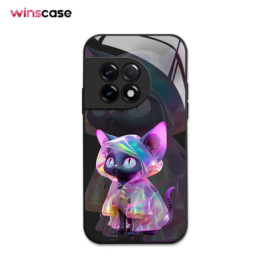 OnePlus series | Cat Liquid Glass Phone Case