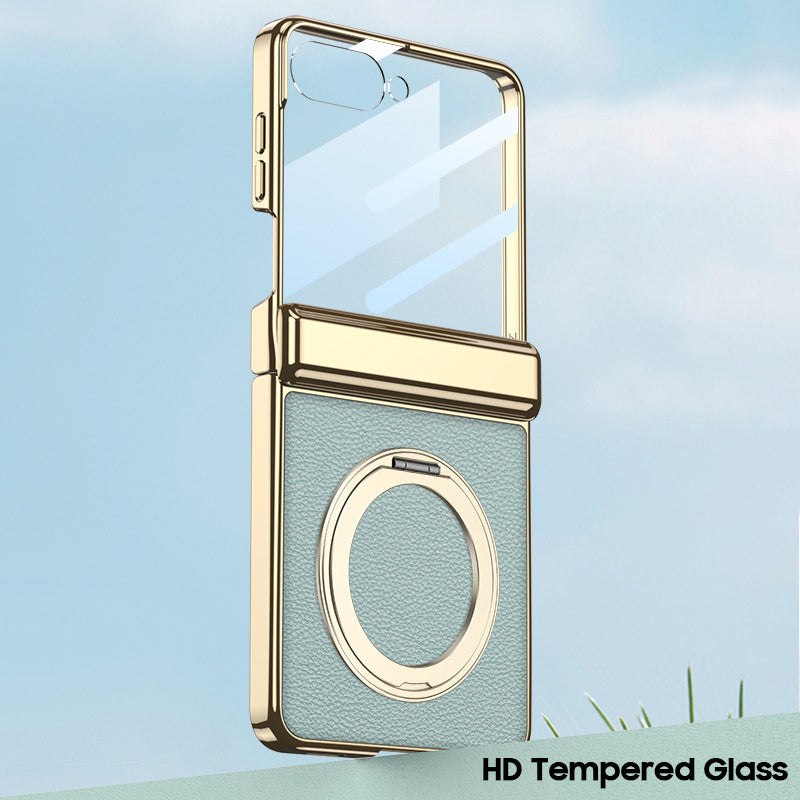 Electroplated Leather Case with MagSafe