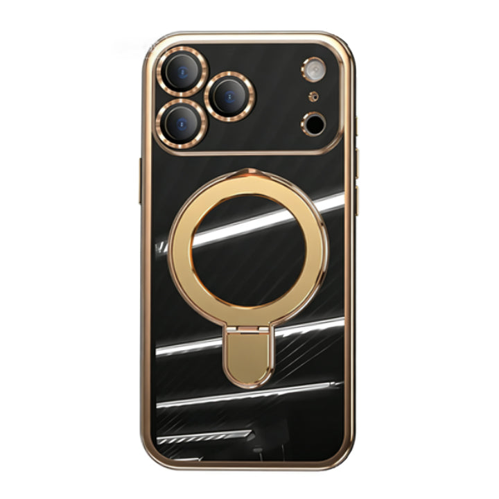 Electroplated Magnetic Ring Case with MagSafe