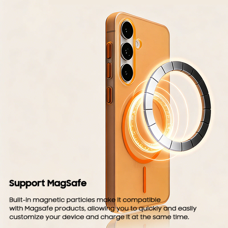 Frosted Semi-Transparent Case with MagSafe