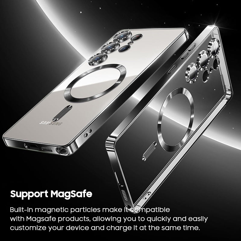 Transparent Electroplated Case with MagSafe