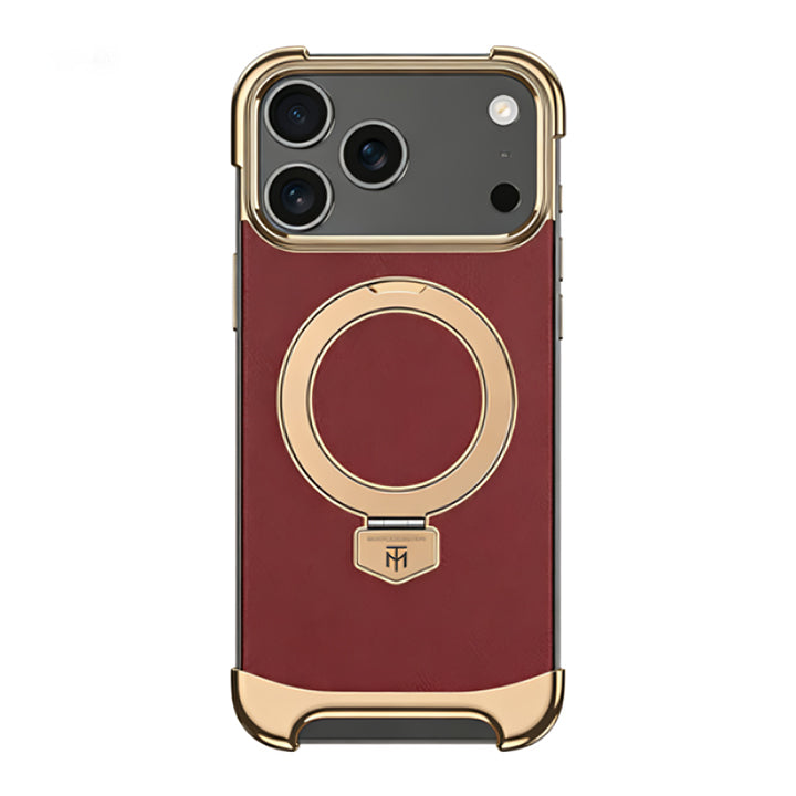 Foldable Stand Leather Case with MagSafe