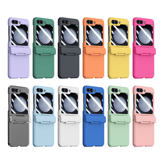 Samsung Galaxy Z Flip Series | Macaron Color Frosted Mobile Phone Case