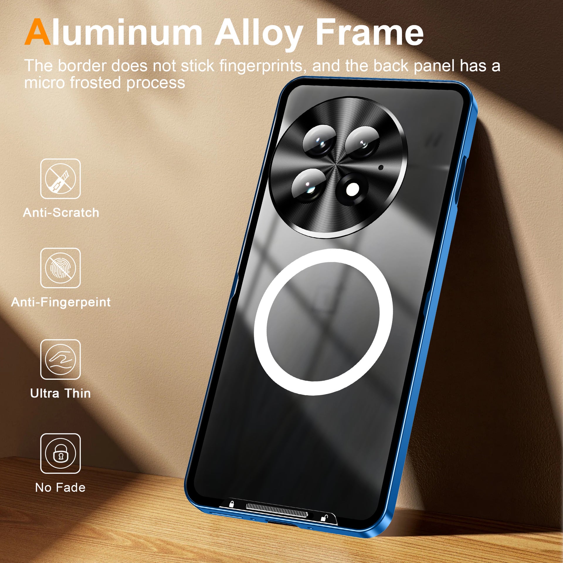 Ultra-Thin Metal Glass Case with MagSafe