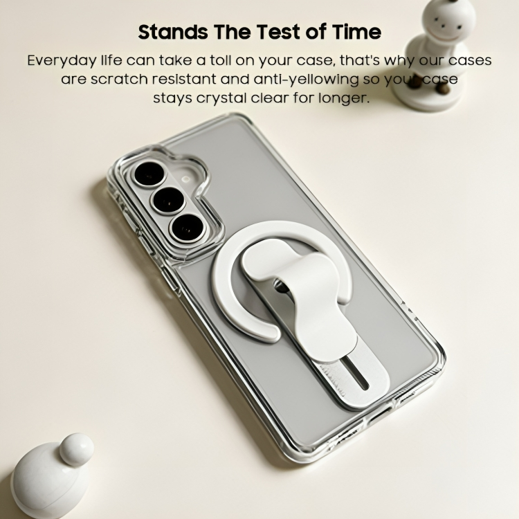 Folding Stand Transparent Case with MagSafe