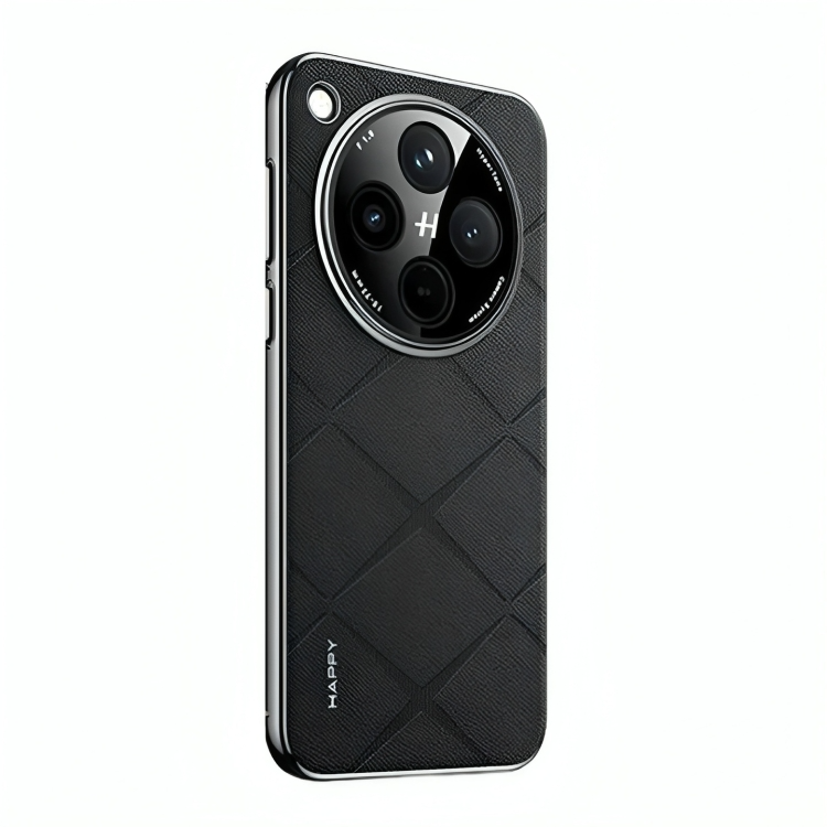 Electroplated Frame Business Leather Case